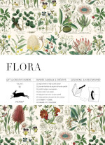 Geschenkpapierbuch - Flora