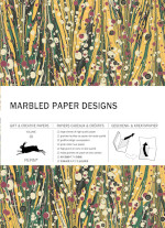 Geschenkpapierbuch - Marbled Paper Designs